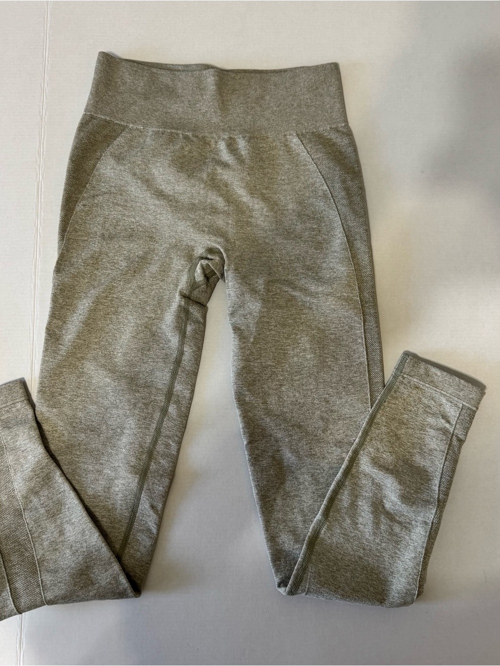 Gymshark Kids Heather Gray High-Waist Leggings